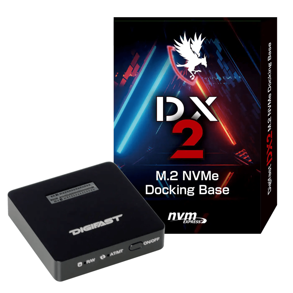 Digifast M.2 NVMe SSD Docking Base, USB3.2 GEN2 Type-C Black Main