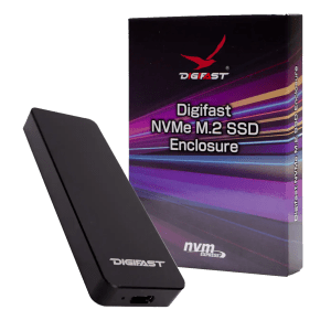 Digifast M.2 NVMe SSD Enclosure, USB3.1 GEN2 Type-C Black Main