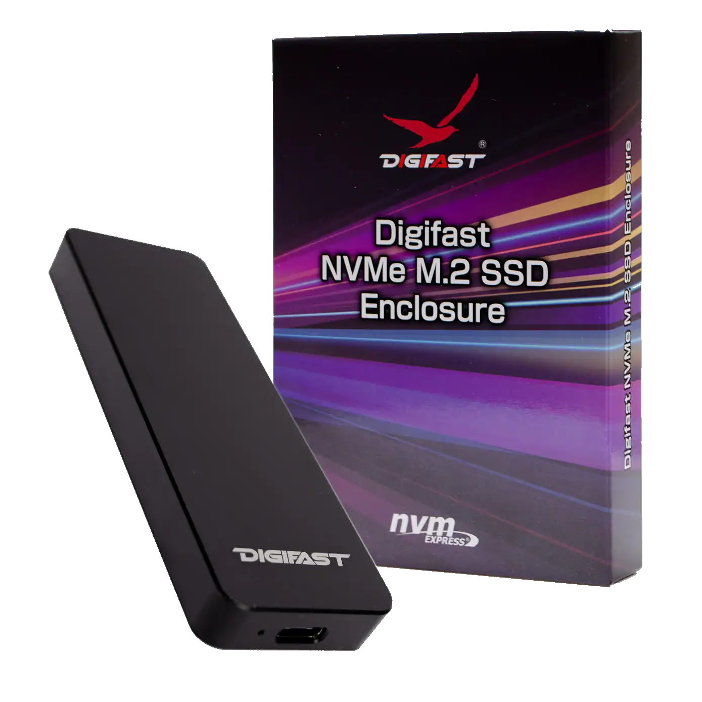 Digifast M.2 NVMe SSD Enclosure, USB3.1 GEN2 Type-C Black Main