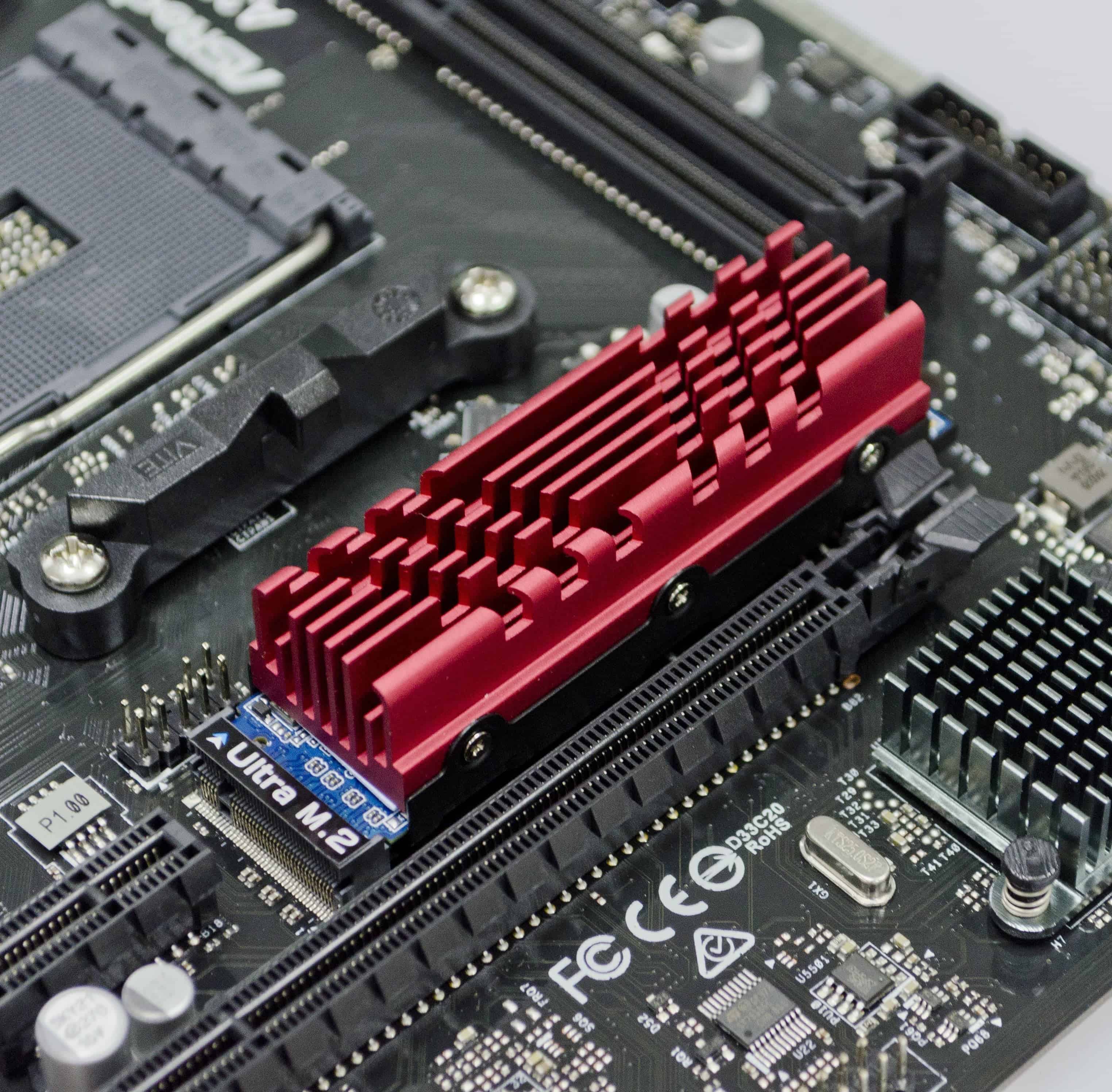 m-2-heatsink-digifast-m-2-2280-ssd-premium-heatsink-4 Digifast M.2 2280 SSD Premium Heatsink Red Motherboard