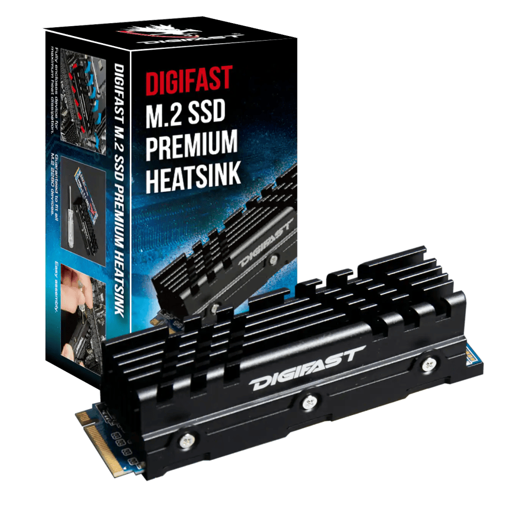 Digifast M.2 2280 SSD Premium Heatsink Black Main