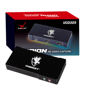Digifast Orion, Full HD 1080p@60Hz, Plug and Play, Highly Compatible, Live Streaming and Recording Video Capture Device with Zero added Delay